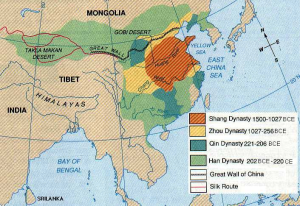 map of ancient China