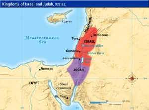 Isreal Judah map